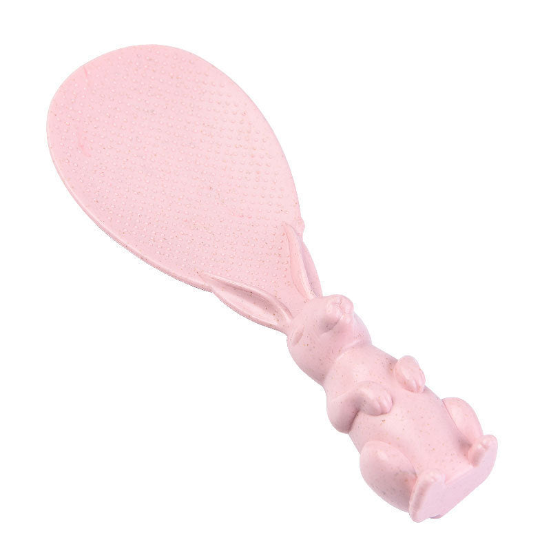 Rabbit rice spoon can stand up household rice spoon rice cooker rice spoon non-stick rice shovel kitchen rice spoon rice shovel