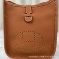 Evelyn tc pattern first layer cowhide evelyne bag mini genuine leather women's bag shoulder crossbody tote bag small bag