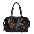Cute donut charm bag - women's vintage large capacity tote bag - casual shoulder bag - minimalist versatile crossbody bag