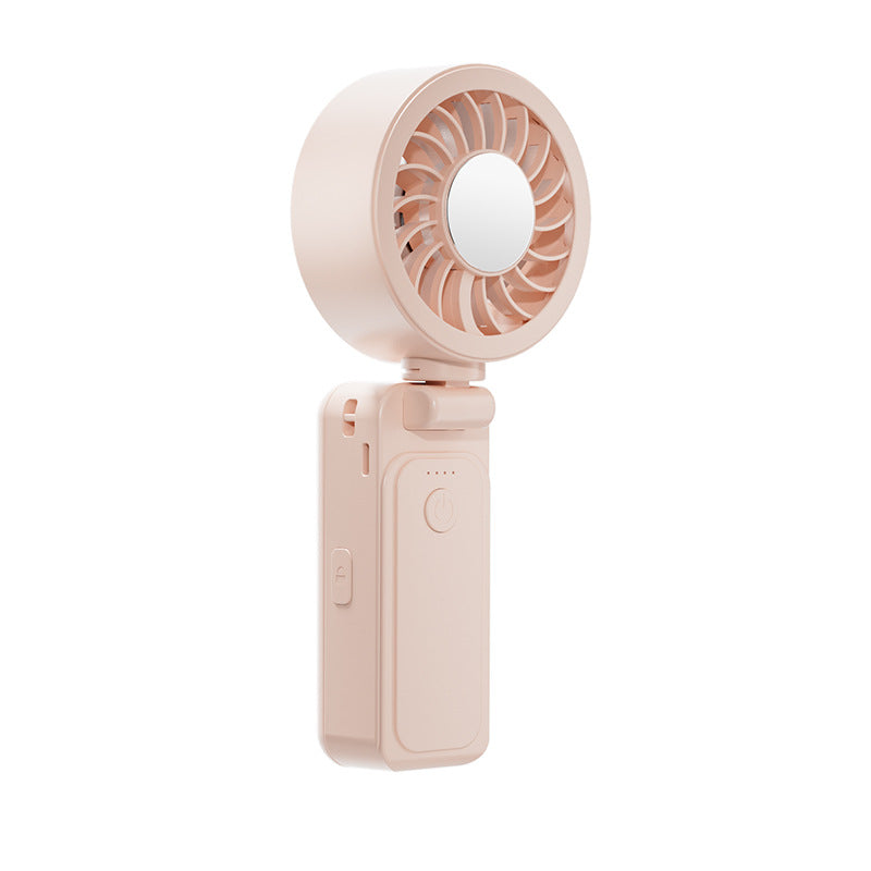 new outdoor hanging umbrella fan portable mini handheld hanging neck ice compress clip fan gift wholesale