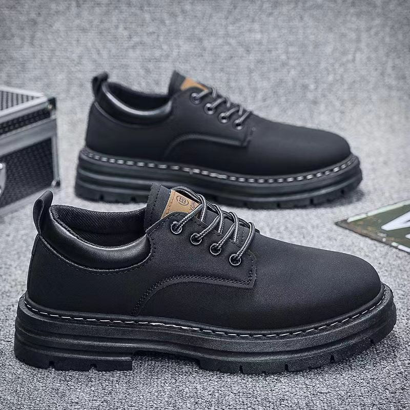 New arrivalabrasion resistantlow ankle short bootsnew arrivalspring summermenretro british stylebootseasiest for matchthick solecasual shoes