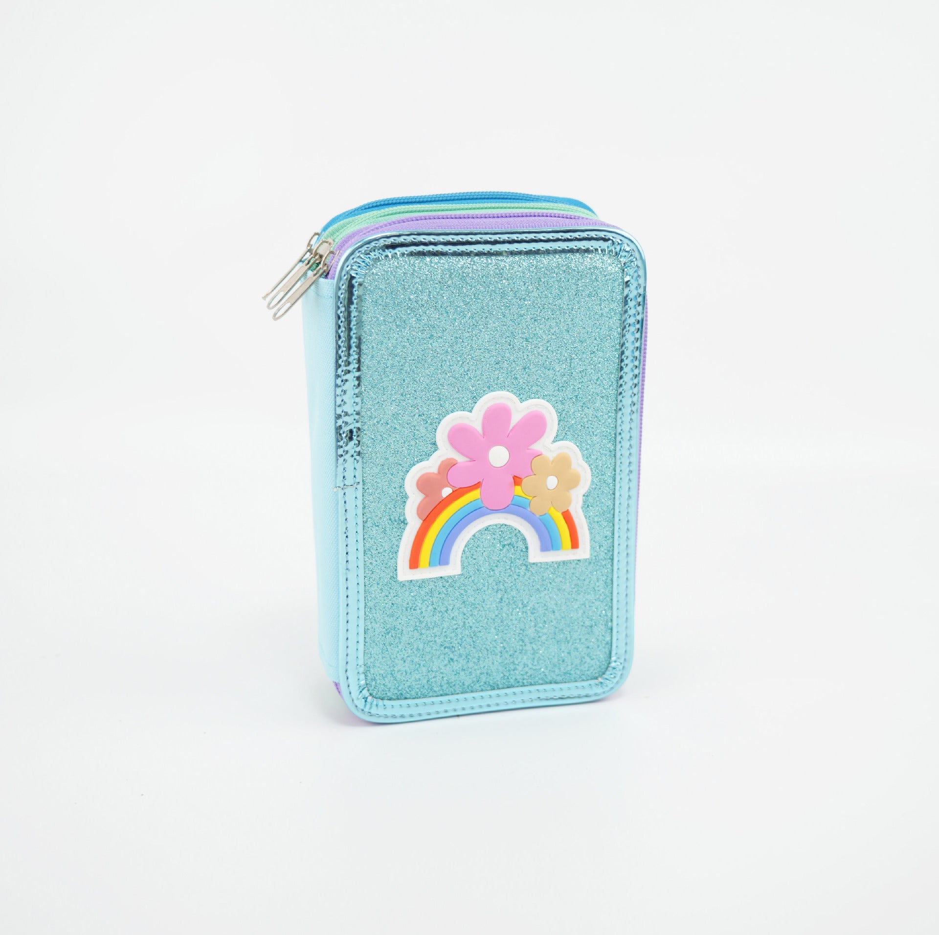 Art student stationery box 52 colors folding large capacity color pencil storage bag, primary school student storage art pencil bag