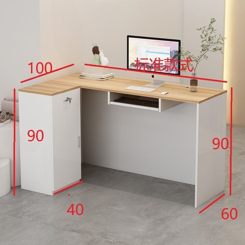 Clothing store small front desk cashier company bar table beauty salon reception counter computer desk office desk