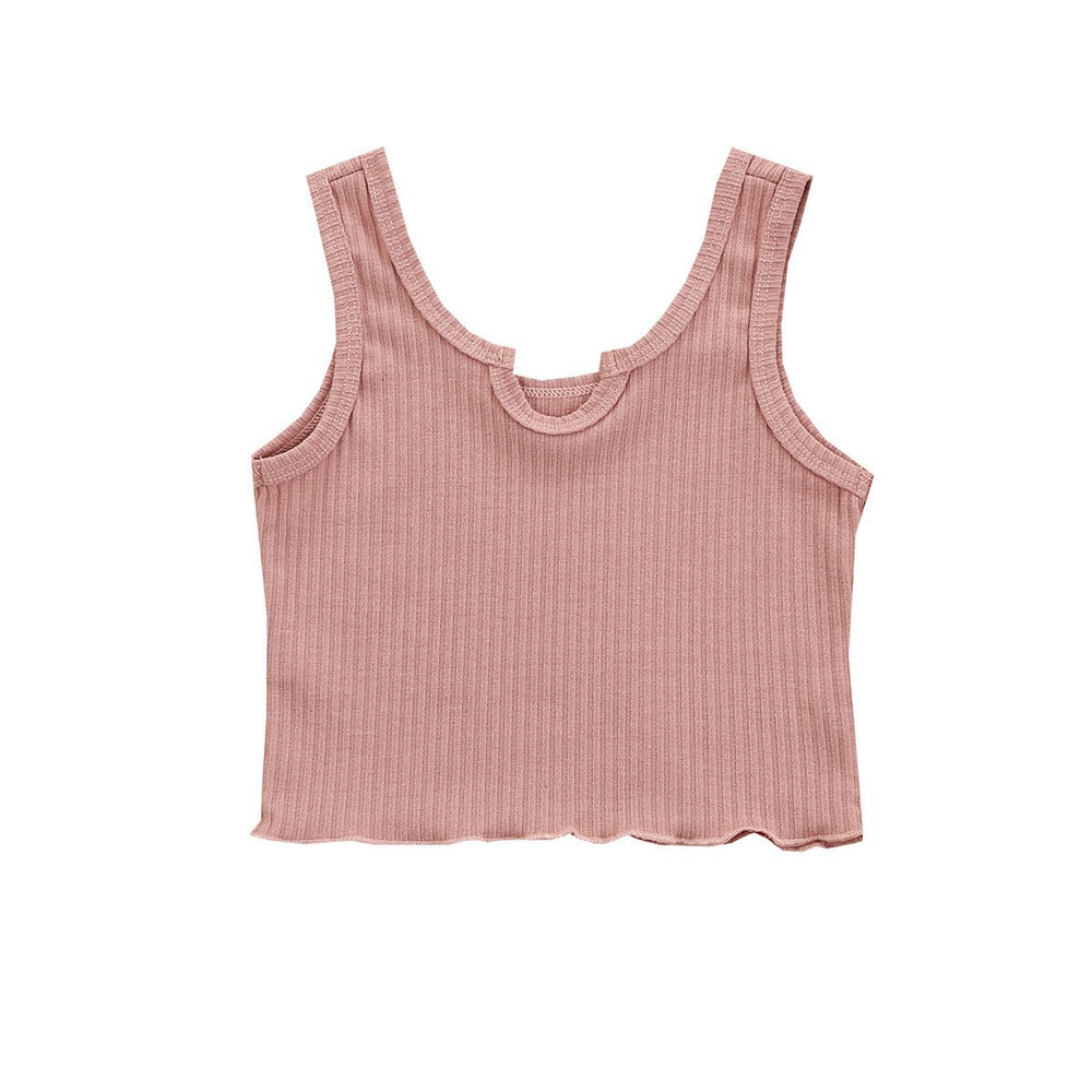 Children's fashion: european & american style baby & toddler girls' tank tops, summer short-sleeve tops, girls' vest, short style, class a