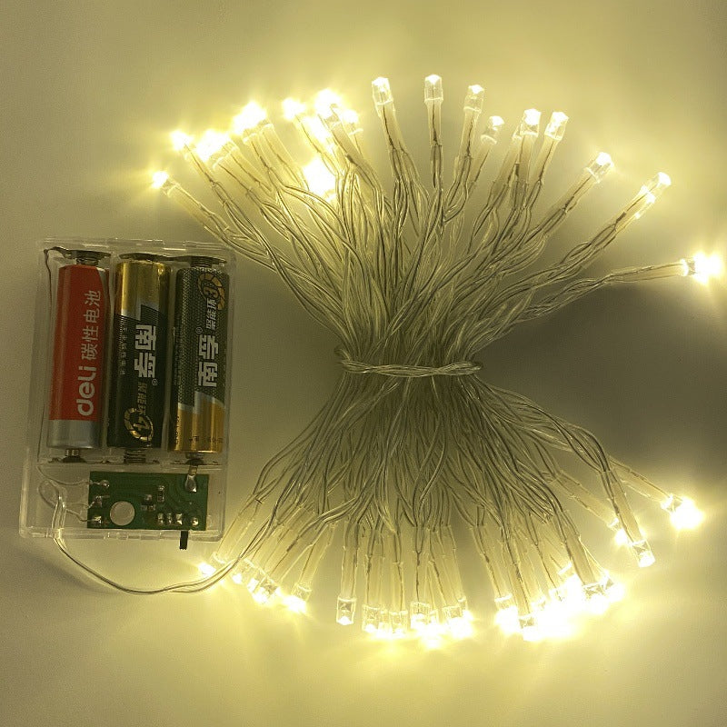 USB Battery Box String Light LED Fairy Light String Furniture Crafts Arrangement Decorative Battery Box 8 Mode LED String Light