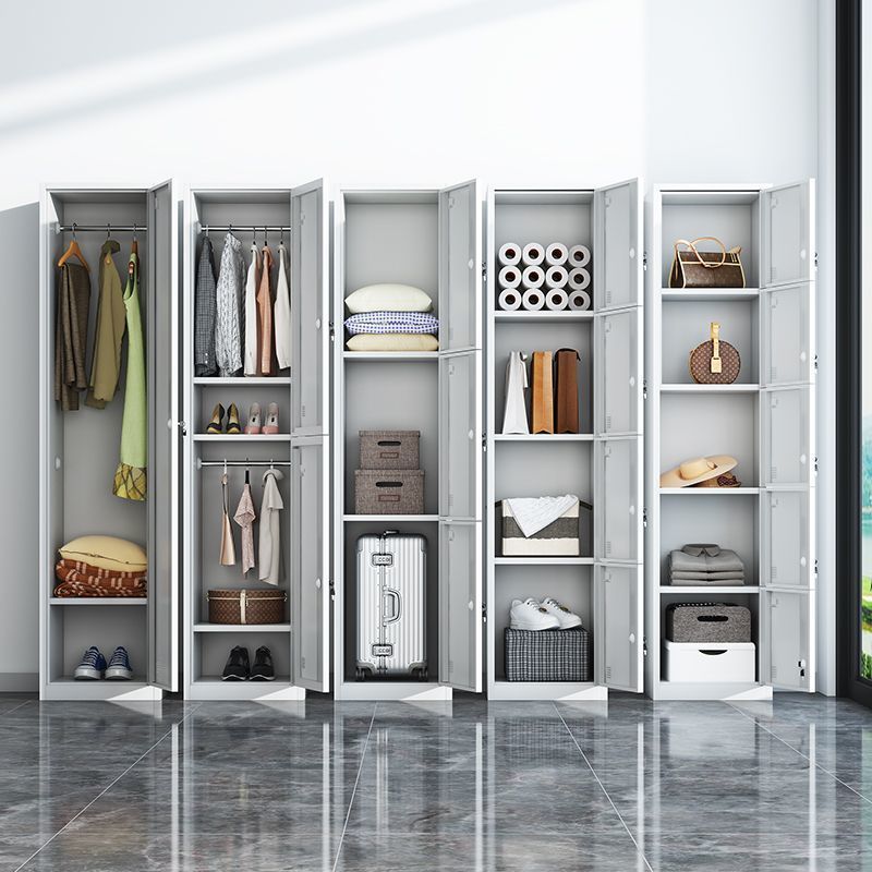 Factory employee locker steel locker iron workshop dormitory office nurse bathroom changing multi-door cabinet