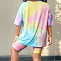 wholesale girls' short-sleeve and shorts sets, fashionable spring, summer, and autumn outfits for girls