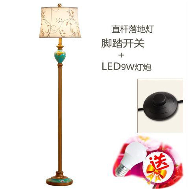 Coffee table american floor lamp living room bedroom master bedroom bedside table european floor lamp retro vertical bedside shelf