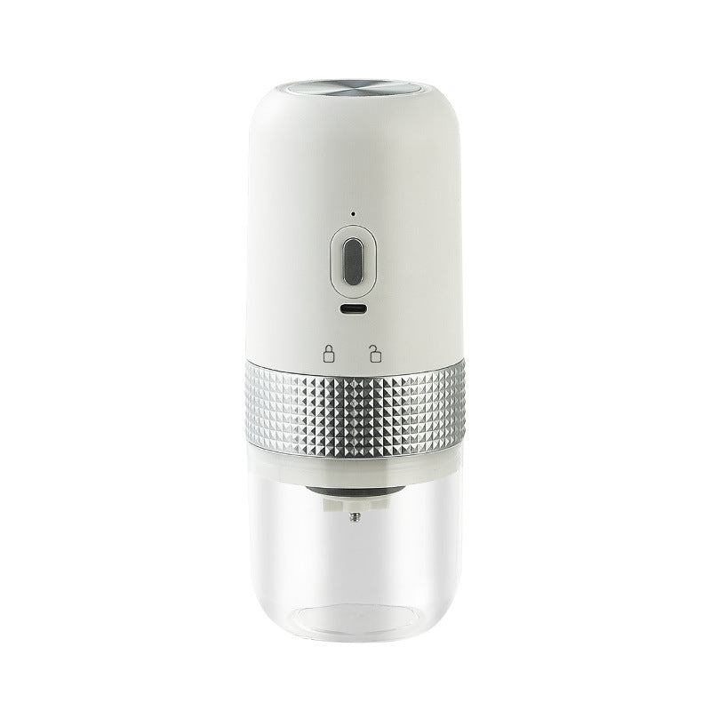 Electric coffee grinder - compact, portable, and fully automatic - perfect for home use - smart coffee bean grinder