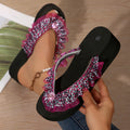 plus size women's flip-flops - 2025 summer new lace casual sandals & slippers