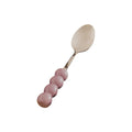 Purple pointed spoon (four beads)