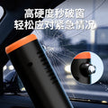 Wireless car tire inflator pump - portable battery-powered air compressor for cars, electric vehicles, and motorcycles with emergency lighting