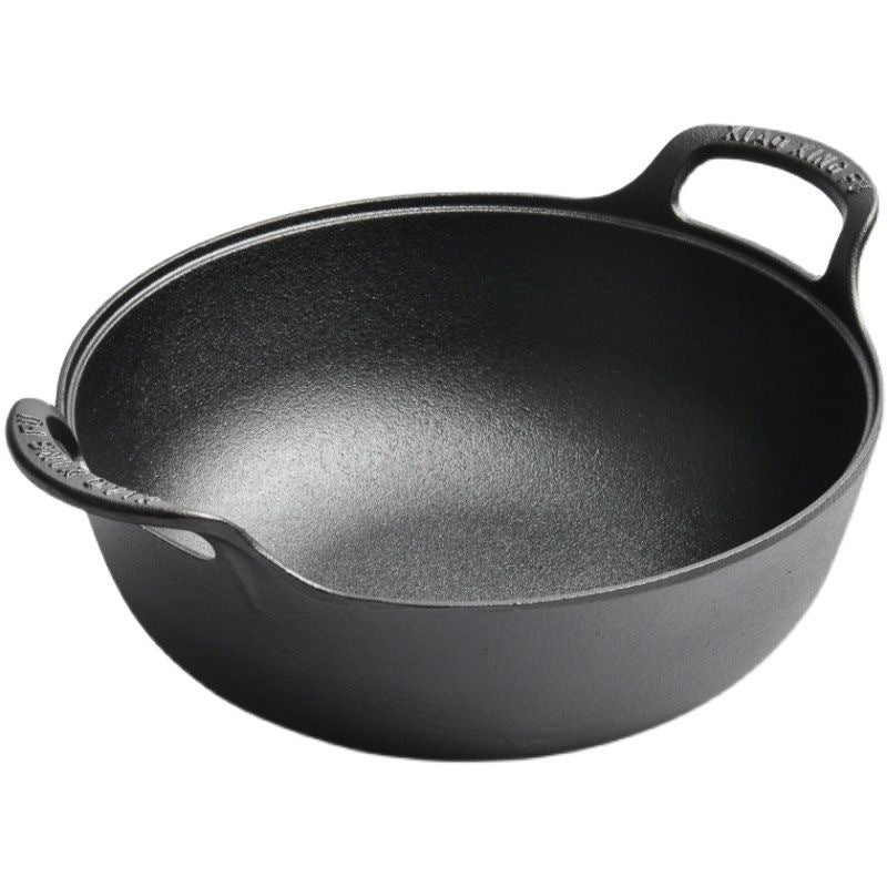 Cast iron pot saucepan household uncoated non-stick old-fashioned pig iron hanging thickened soup pot manufacturer Japanese-style pot ingot pot