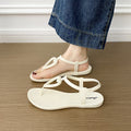 new arrival women's summer outwear non-slip heartflats beach one-piece flip-flop women's sandals