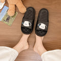 2024 new women's summer cartoon puppy slippers - super comfortable, thick-soled, one-strap casual beach slides