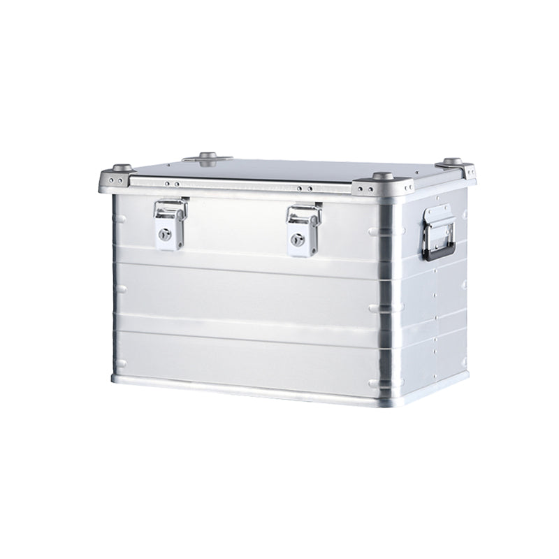 Aluminum alloy storage box Magnesium aluminum alloy storage box Waterproof large high box Household storage box Outdoor camping aluminum box
