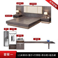 Hotel furniture standard room complete set of hotel bed box tv cabinet combination single room double apartment b&b large bed home