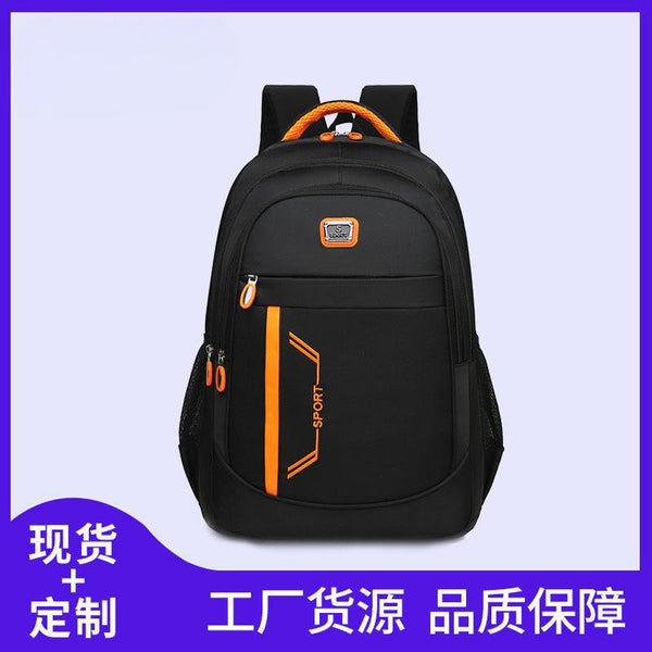 Fashion sports backpack, male and female trend student schoolbag, large-capacity outdoor travel backpack computer bag wholesale