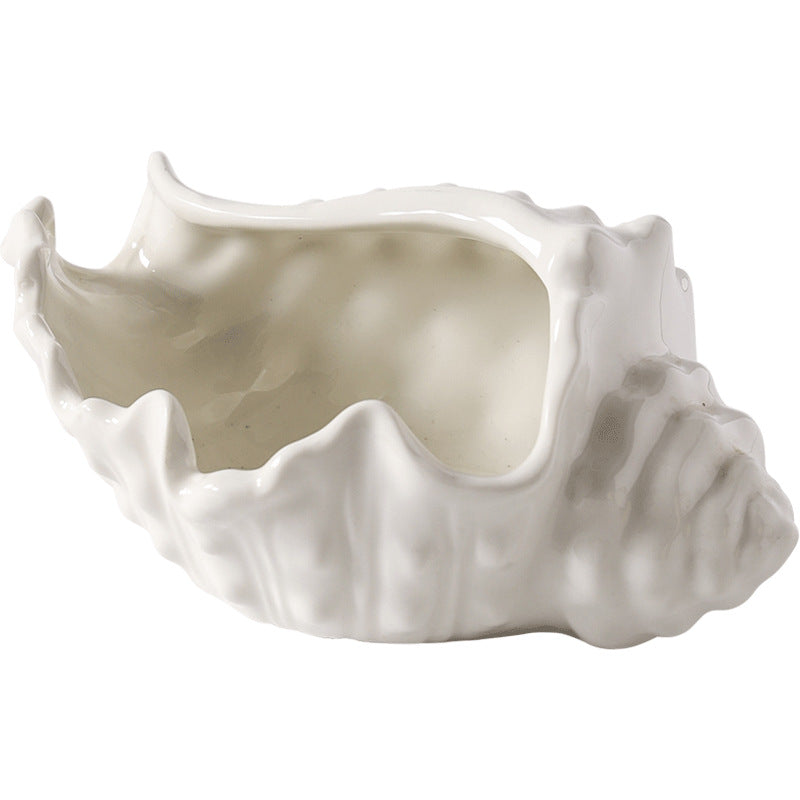 Ashtray accessible luxuryfor homeliving room ornamentsinsclassy sense conch creative ceramic easy to clean ashtray office