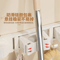 Suction cup mop holder hook punch-free bathroom wall-mounted mop clip broom storage rack rag storage fixed rack