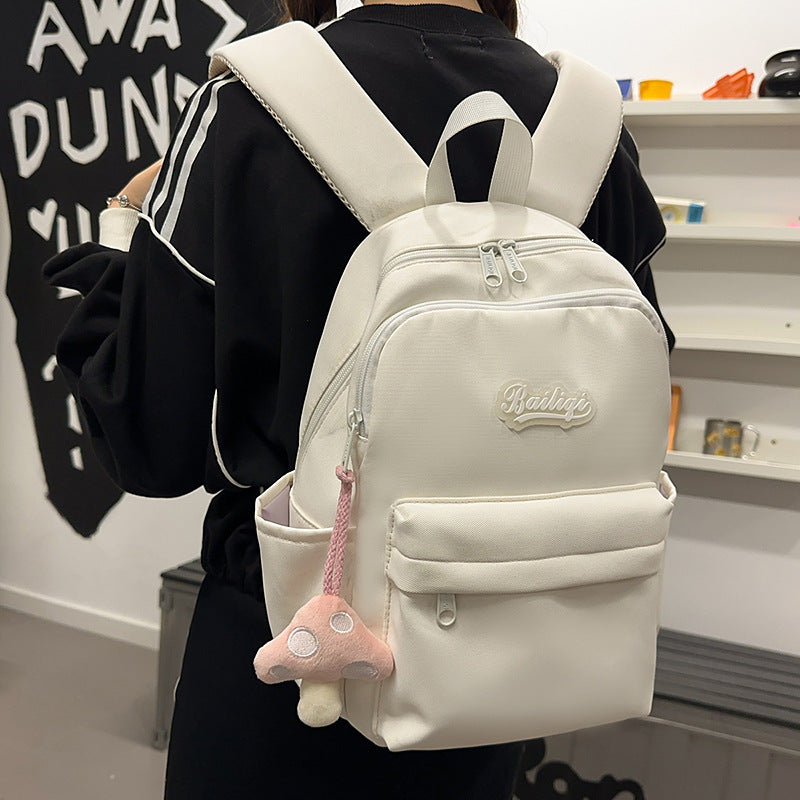 Women's backpack - premium lightweight travel backpack, large capacity, minimalist solid color, perfect for school, middle school, and college students