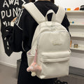 Women's backpack - premium lightweight travel backpack, large capacity, minimalist solid color, perfect for school, middle school, and college students