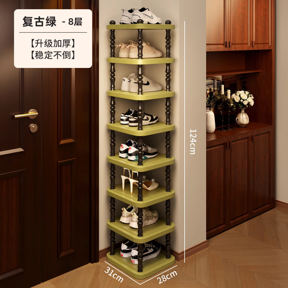 Shoe rack for home door multi-layer shoe cabinet simple storage rack rental room dormitory entrance door shoe storage handy gadget