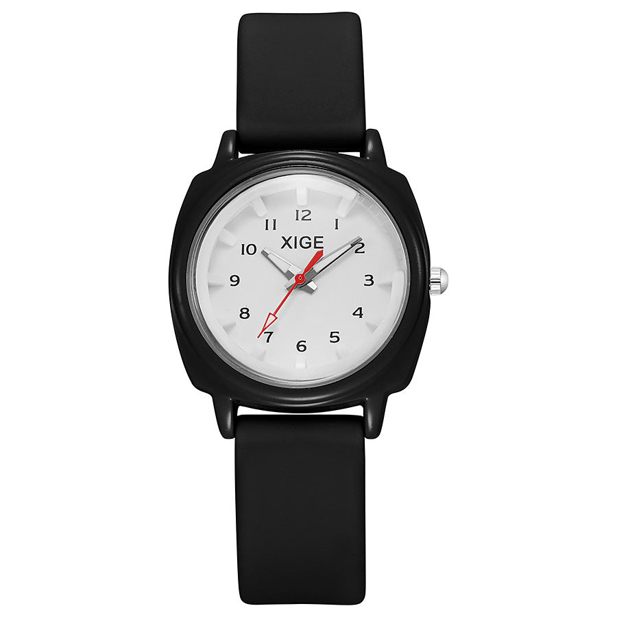 New korean style trendy waterproof watch - student, men's & women's ins college style retro literary couple quartz watch