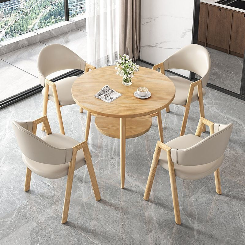 Scandinaviancasualcasual reception negotiation table and chair combination milk tea coffee shop apartment b&b dining table balcony small round table