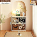 Simple bookcase all-in-one cabinet wall-mounted storage sofa side cabinet living room partition storage multi-layer storage cabinet bedside