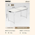 Folding table stall folding outdoor portable adjustable work table camping style picnic night market folding table and chairs