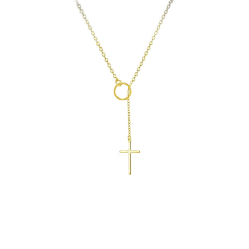 hot style casual digital 8-figure cross necklace jewelry fashion women's trendy hot clavicle chain