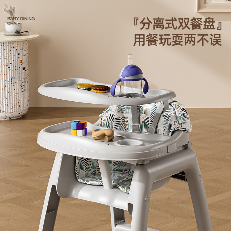 Customized Baby Dining Chair Restaurant Hotel Dining Table Seat Multifunctional Adjustable Household Children's Dining Chair Wholesale