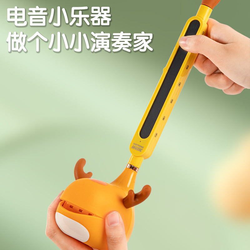 new arrival kids musical instrument tadpole note touch button electric guitar erhu creative digital music toy
