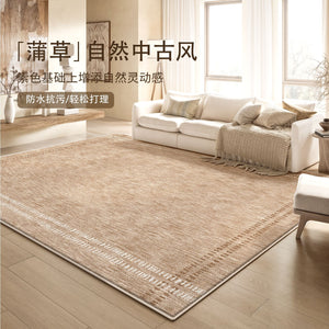 Carpet living room new style no-wash and wipeable accessible luxuryclassy modern casual bedroom no-maintenance waterproof stain-resistant floor mat