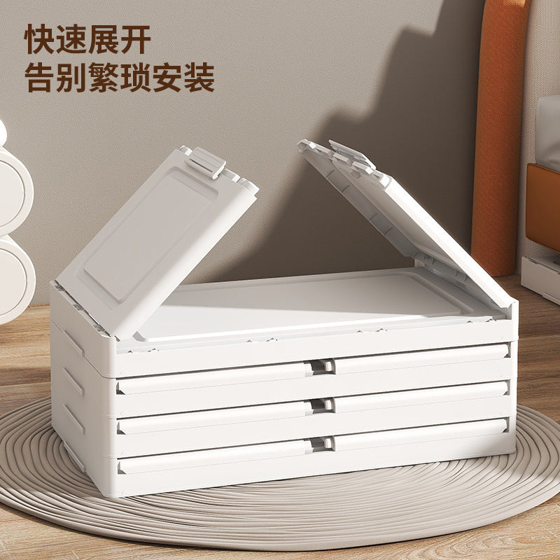 Installation-free folding storage cabinets, storage cabinets, household living room, toy cabinets, sorting boxes, storage boxes, kitchen lockers
