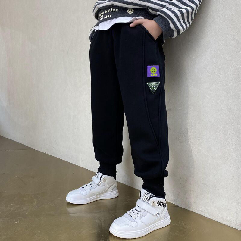 Boys' spring pants -  new spring collection - mid-to-large size kids' spring style - boys' casual sports sweatpants