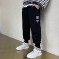 Boys' spring pants -  new spring collection - mid-to-large size kids' spring style - boys' casual sports sweatpants