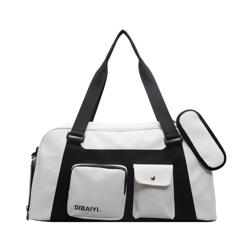 New simple short-distance travel bag crossbody large-capacity sports yoga swimming fitness bag luggage storage tote bag