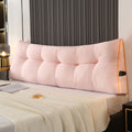 Bed head cushion soft tatami bed long pillow waist protector bed back cushion bedside table large back triangle bedroom