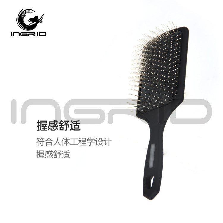 Square Steel Needle Large Plate Air Cushion Comb Straight Hair Large Plate Comb Curly Hair Styling Comb Plastic Airbag Comb Square Air Cushion Comb