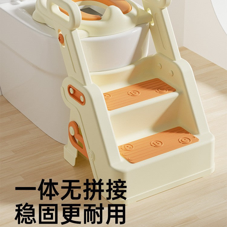Children's toilet toilet stair type male child female baby special toilet auxiliary pad ladder ladder footstool