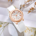 Trendy korean style quartz watch for women - elegant wristwatch with silicone strap - wholesale student watches