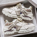 Popular men's shoes winter2025new arrival mesh sneakers youth trendy brand easiest for matchheight increasing dad trendy shoes