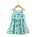 summer korean style girls' and boys' unisex children's printed milk silk sundress