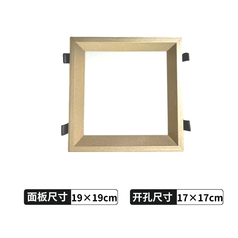 集成吊顶蜂窝大板LED灯19*19方灯20*20弹簧卡扣灯暗装嵌入式方灯