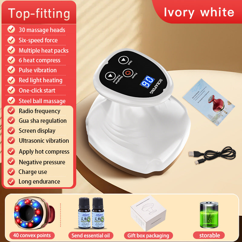 electric negative pressure scraping instrument, whole body hot compress, vacuum negative pressure suction cupping device, for home masseuse