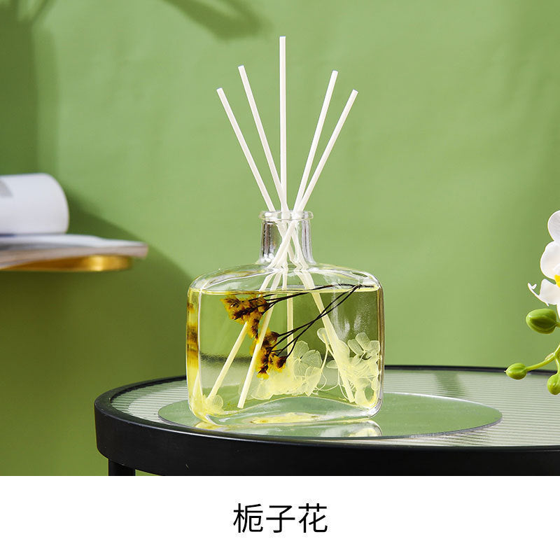 100ml preserved flower flameless reed diffuser - hotel-grade fragrance, home air freshener, and odor eliminator for bathrooms