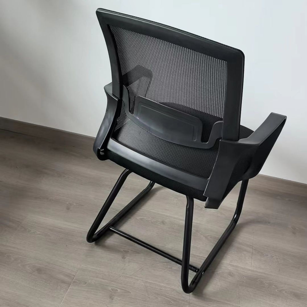 Office chair  new computer chair home backrest chair comfortable long sitting plastic study chair bow-shaped comfort seat