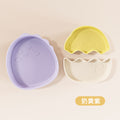 new arrivalkids dinosaur egg dinner plate infant independent eating dinner plate cute baby silicone divided dinner plate